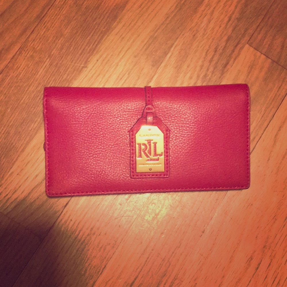 Red Ralph Lauren wallet